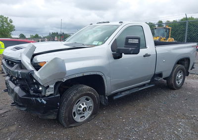 2020 Chevrolet Silverado 2500hd, пошкодження: Передня частина, Iaai лот 45759176, фото 2 з 6