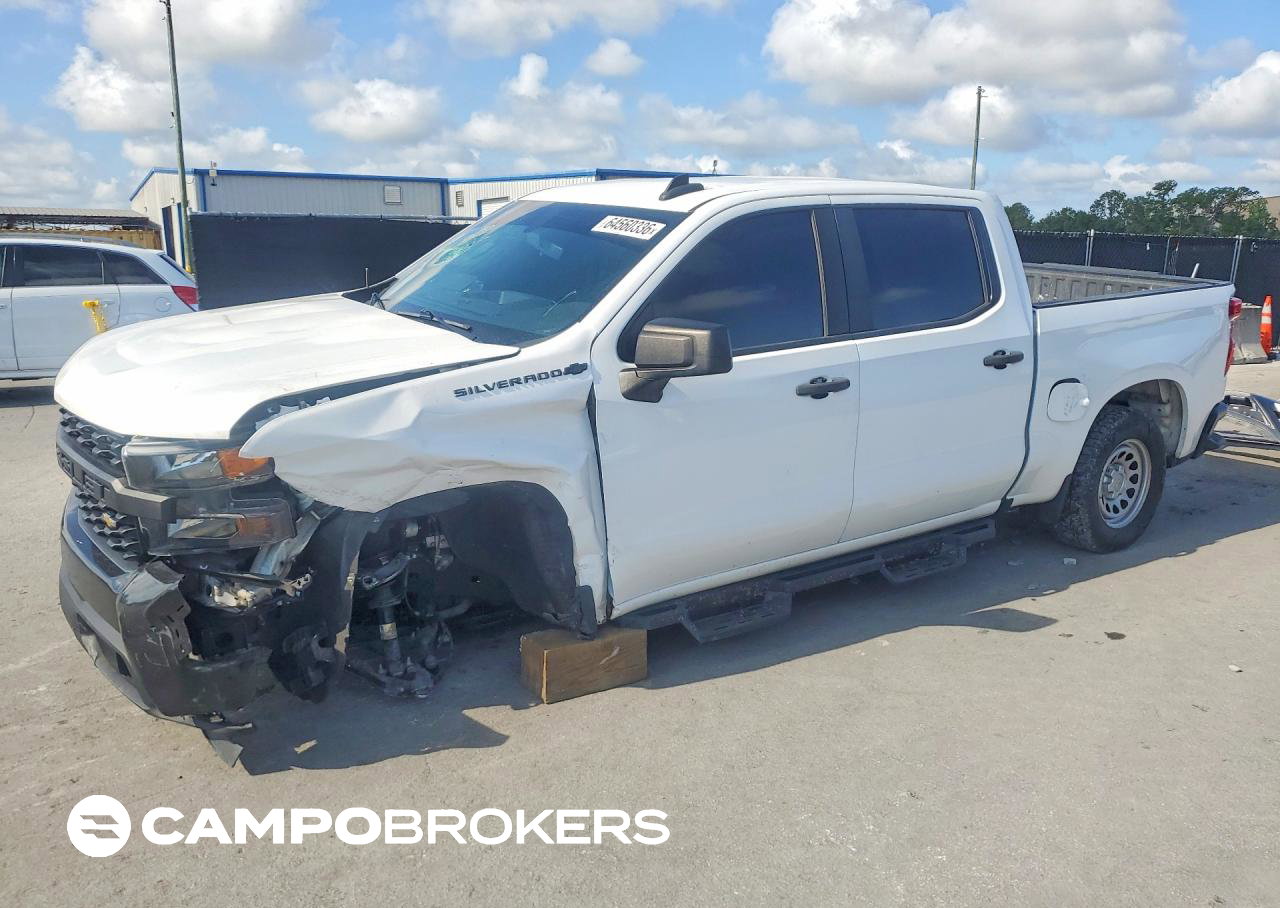 2021 Chevrolet Silverado C1500, uszkodzenie: Przód, Copart lot 64560336