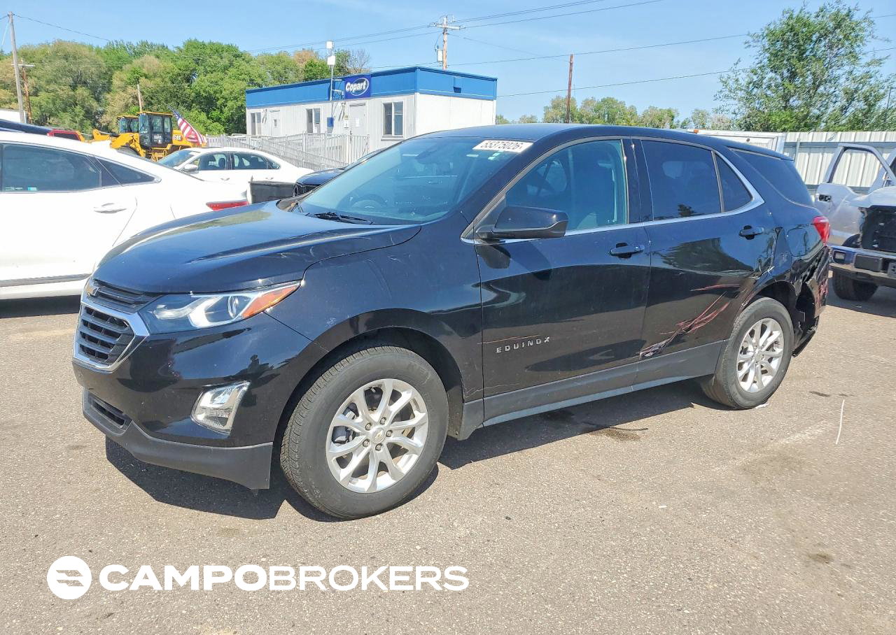 2020 Chevrolet Equinox Lt, uszkodzenie: Tył, Copart lot 55375026