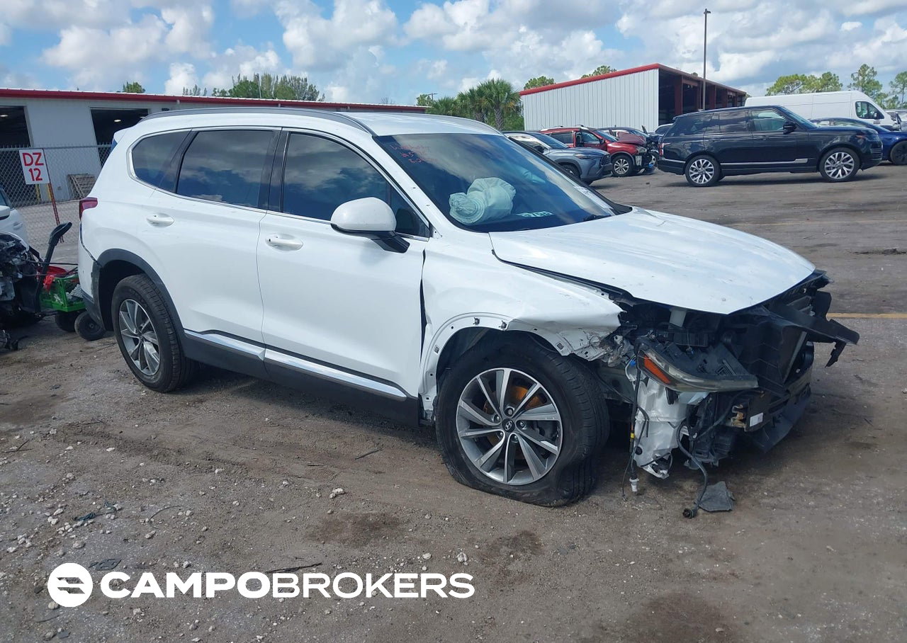 2019 Hyundai Santa Fe Sel Plus, Front End damage, Iaai lot 45977137