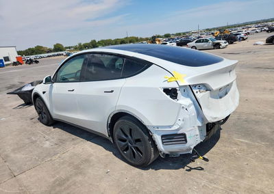 2025 Tesla Model Y, Rear End damage, Copart lot 66778366, photo 2 of 15
