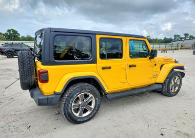 2020 Jeep Wrangler Unlimited Sahara, daño Abolladuras/rayones menores, Copart lote 69345576, foto 3 de 13
