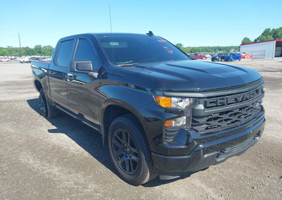 2026 Chevrolet Silverado 1500 2wd  Short Bed Custom, Right Rear damage, Iaai lot 45145030, photo 1 of 6