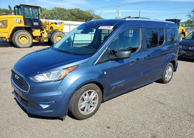 2019 Ford Transit Connect Xlt, uszkodzenie: Tył, Copart lot 69107596