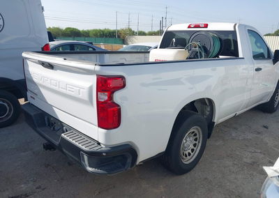 2021 Chevrolet Silverado 1500 2wd  Long Bed Wt, Right Rear damage, Iaai lot 46099178, photo 4 of 6