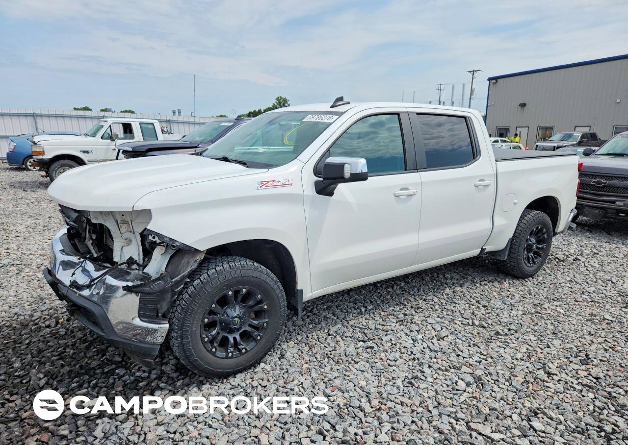 2020 Chevrolet Chev Silverado, Front End damage, Copart lot 59785276