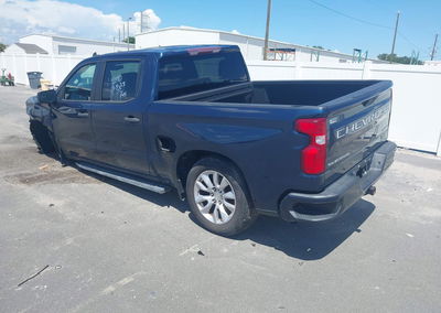2020 Chevrolet Silverado 1500 2wd  Short Bed Custom, daño Frontal izquierdo, Iaai lote 45896593, foto 3 de 6