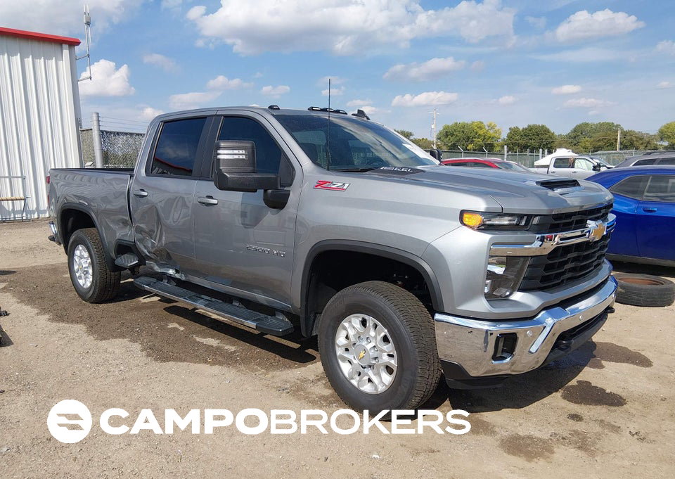 2025 Chevrolet Silverado 2500hd 4wd  Standard Bed Lt, daño Lateral derecho, Iaai lote 45902833