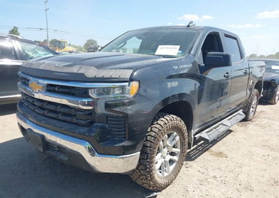 2022 Chevrolet Silverado 1500 2wd  Short Bed Lt, daño Inundación, Iaai lote 45735133, foto 2 de 6