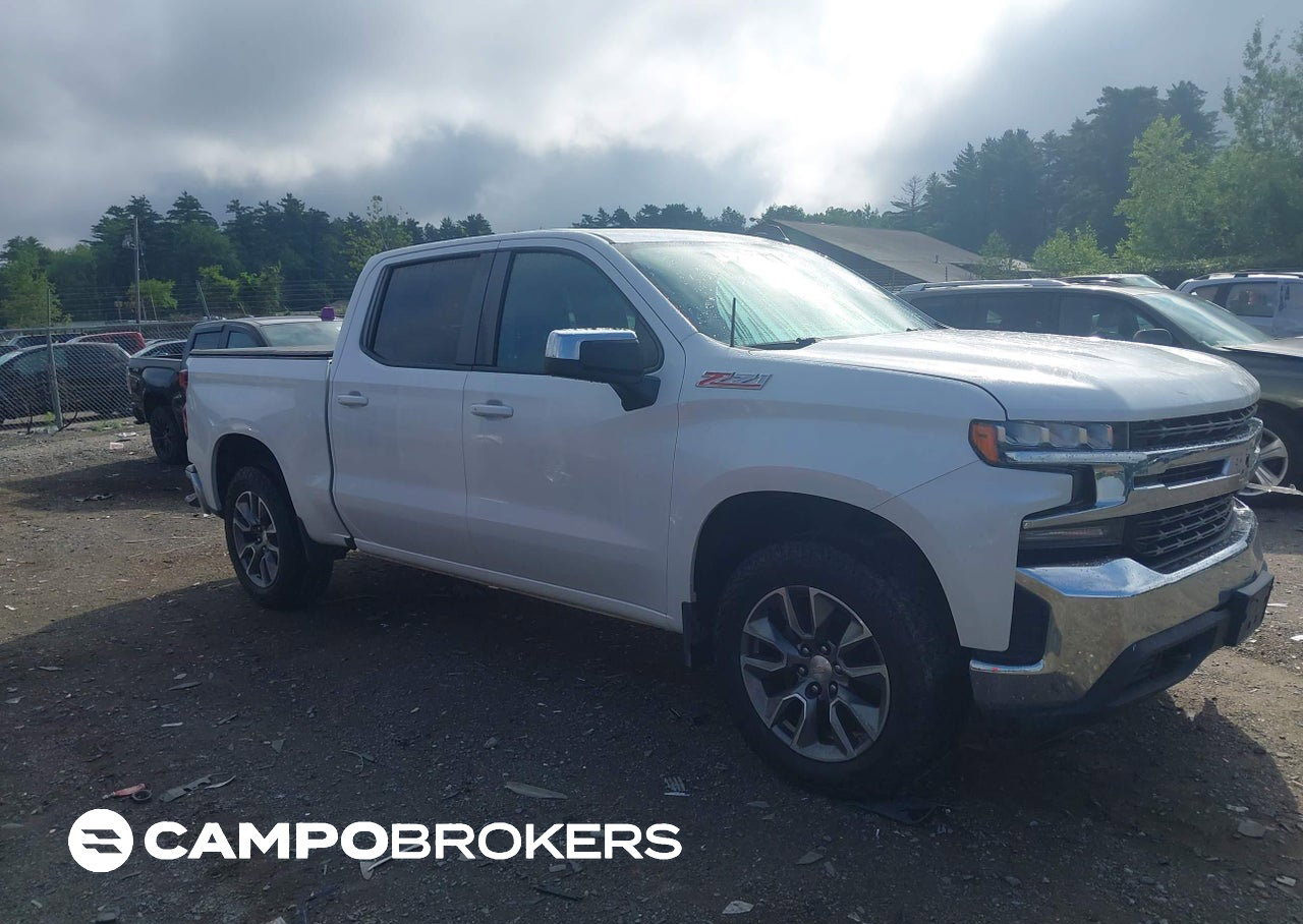 2019 Chevrolet Silverado 1500 Lt, Front End damage, Iaai lot 45575402