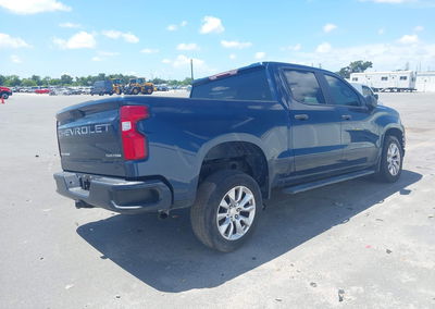2020 Chevrolet Silverado 1500 2wd  Short Bed Custom, daño Frontal izquierdo, Iaai lote 45896593, foto 4 de 6
