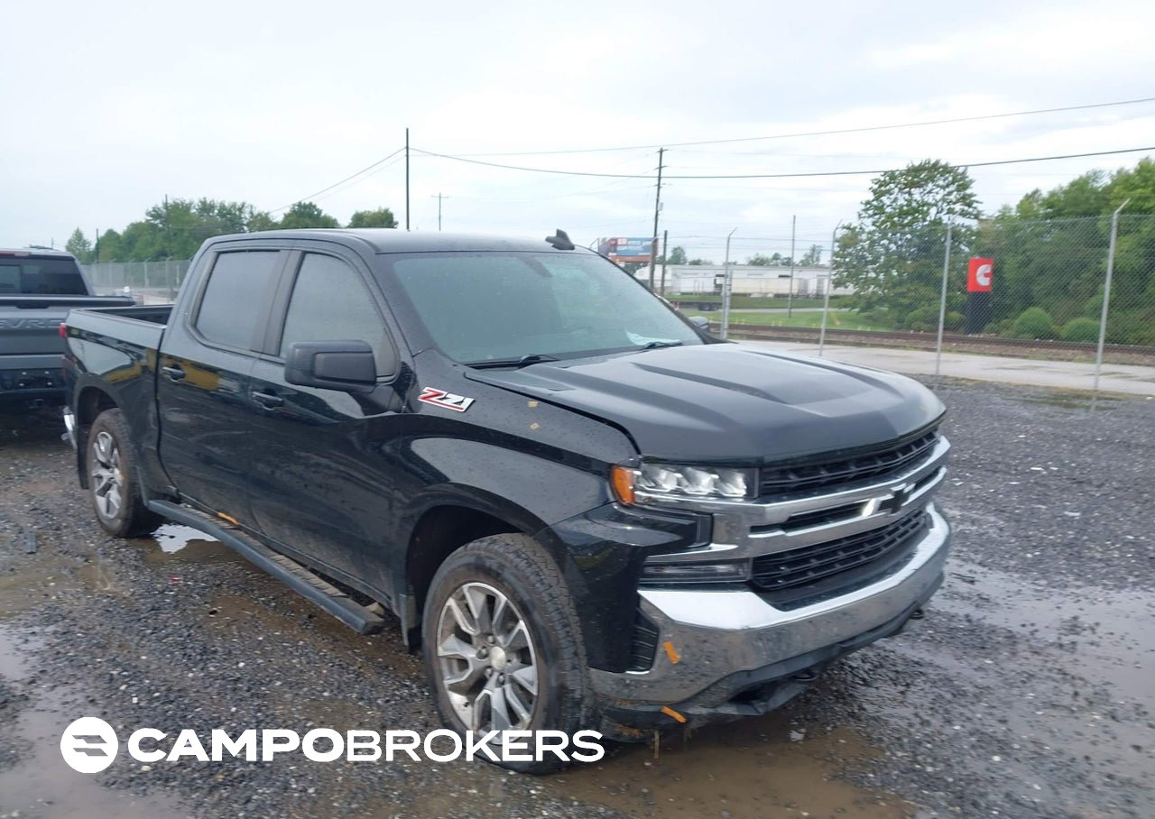 2022 Chevrolet Silverado 1500 Ltd 4wd  Short Bed Lt, uszkodzenie: Prawy przód, Iaai lot 45905996
