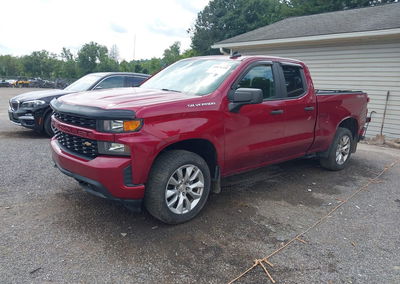 2019 Chevrolet Silverado 1500 Custom, пошкодження: Днище, Iaai лот 45871358, фото 2 з 6