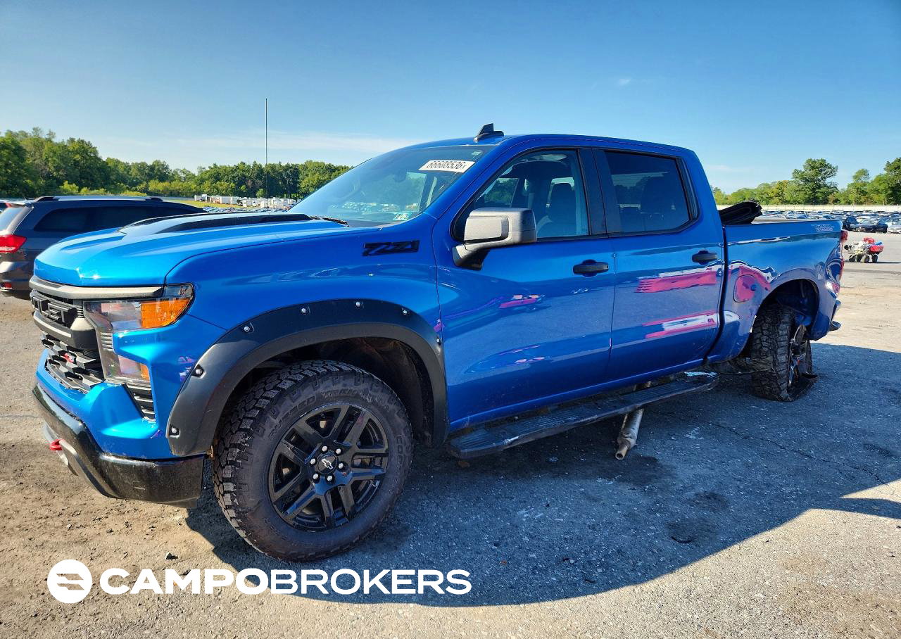 2023 Chevrolet Silverado K1500 Trail Boss Custom, daño Volcadura, Copart lote 66608536