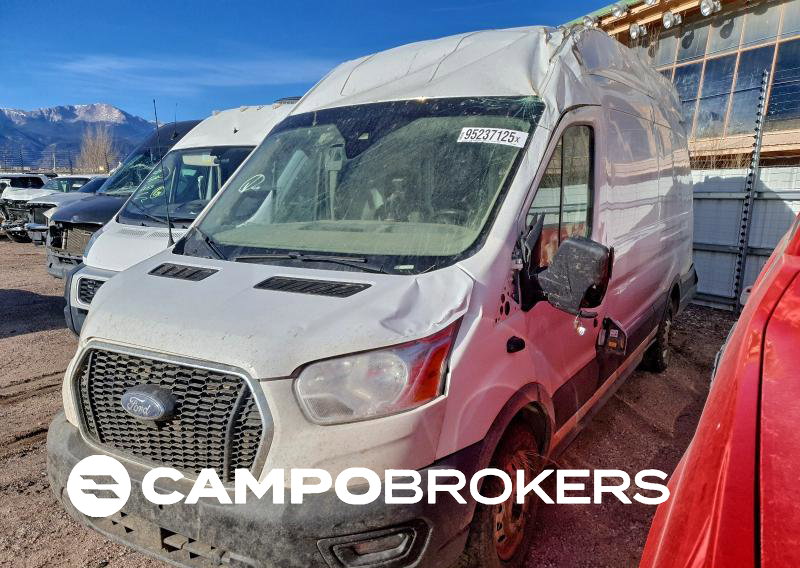 2021 Ford Transit 350 Delivery Van, Rollover damage, Copart lot 95237125