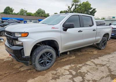 2019 Chevrolet Silverado K1500 Trail Boss Custom, Water/Flood damage, Copart lot 61800296