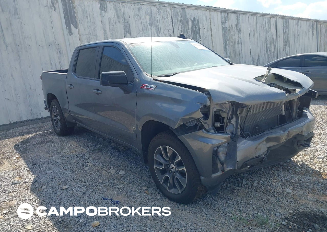 2021 Chevrolet Silverado 1500, daño Frontal, Iaai lote 46138200
