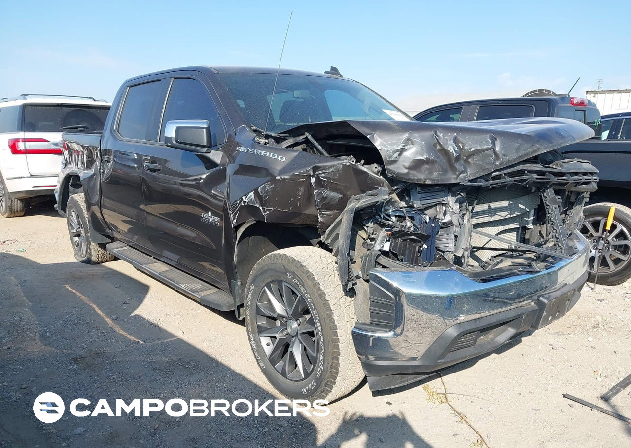 2021 Chevrolet Silverado 1500, Left & Right Side damage, Iaai lot 45990699