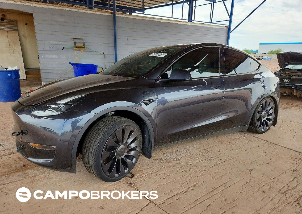 2024 Tesla Model Y, daño Trasero, Copart lote 65342366