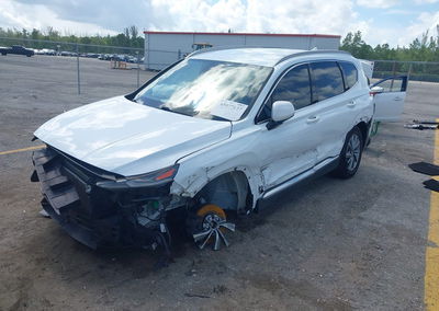2019 Hyundai Santa Fe Sel Plus, Front End damage, Iaai lot 45977137, photo 2 of 16
