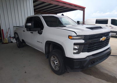 2024 Chevrolet Silverado 2500hd 4wd  Long Bed Work Truck, Rear damage, Iaai lot 46015623