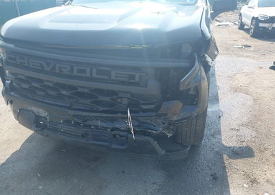 2023 Chevrolet Silverado 1500 4wd  Short Bed Custom, Front End damage, Iaai lot 45829554, photo 6 of 6