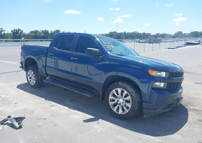 2020 Chevrolet Silverado 1500 2wd  Short Bed Custom, пошкодження: Лівий перед, Iaai лот 45896593