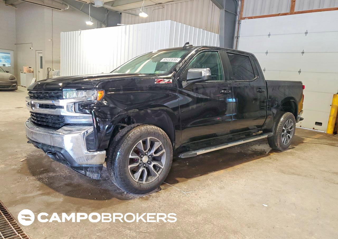 2019 Chevrolet Silverado K1500 Lt, пошкодження: Передня частина, Copart лот 65432656