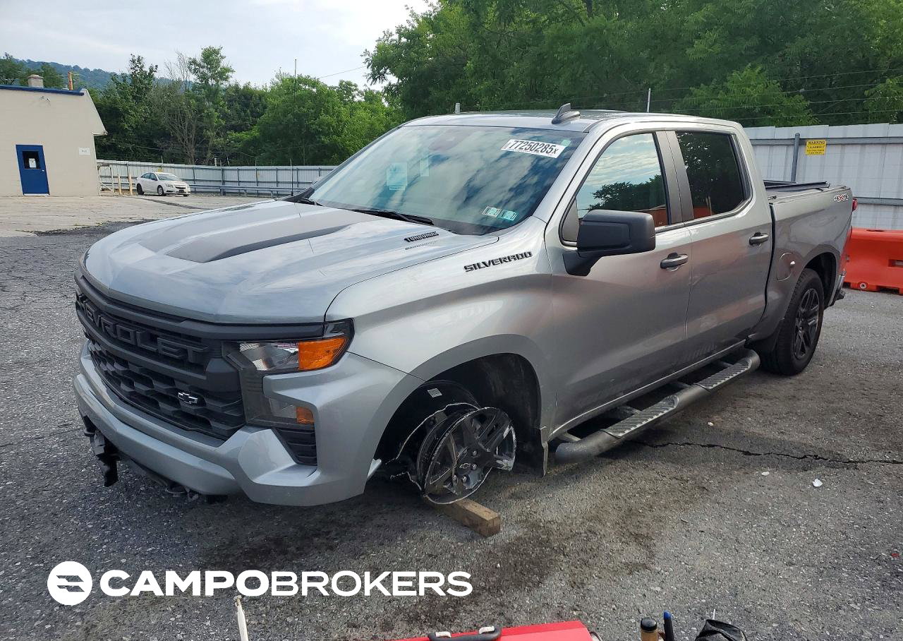 2026 Chevrolet Silverado K1500 Custom, пошкодження: Днище, Copart лот 77250285