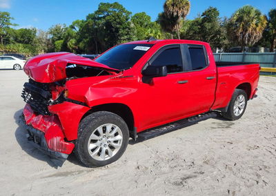 2019 Chevrolet Silverado C1500 Custom, daño Frontal, Copart lote 62064386
