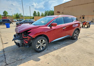 2020 Nissan Murano Sv, пошкодження: Передня частина, Copart лот 64578006