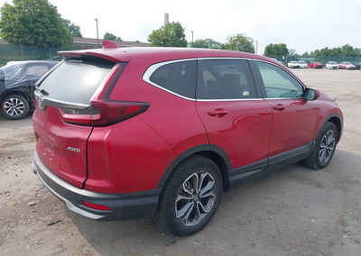 2022 Honda Cr-v Awd Ex-l, Left Rear damage, Iaai lot 45738101, photo 4 of 16