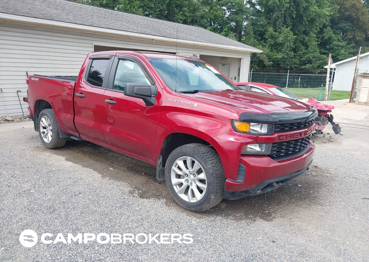 2019 Chevrolet Silverado 1500 Custom, пошкодження: Днище, Iaai лот 45871358