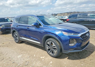 2019 Hyundai Santa Fe Limited 2.0t, uszkodzenie: Grad, Copart lot 47995796, zdjęcie 4 z 13