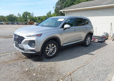2020 Hyundai Santa Fe Se, Rear damage, Iaai lot 46030736, photo 2 of 18