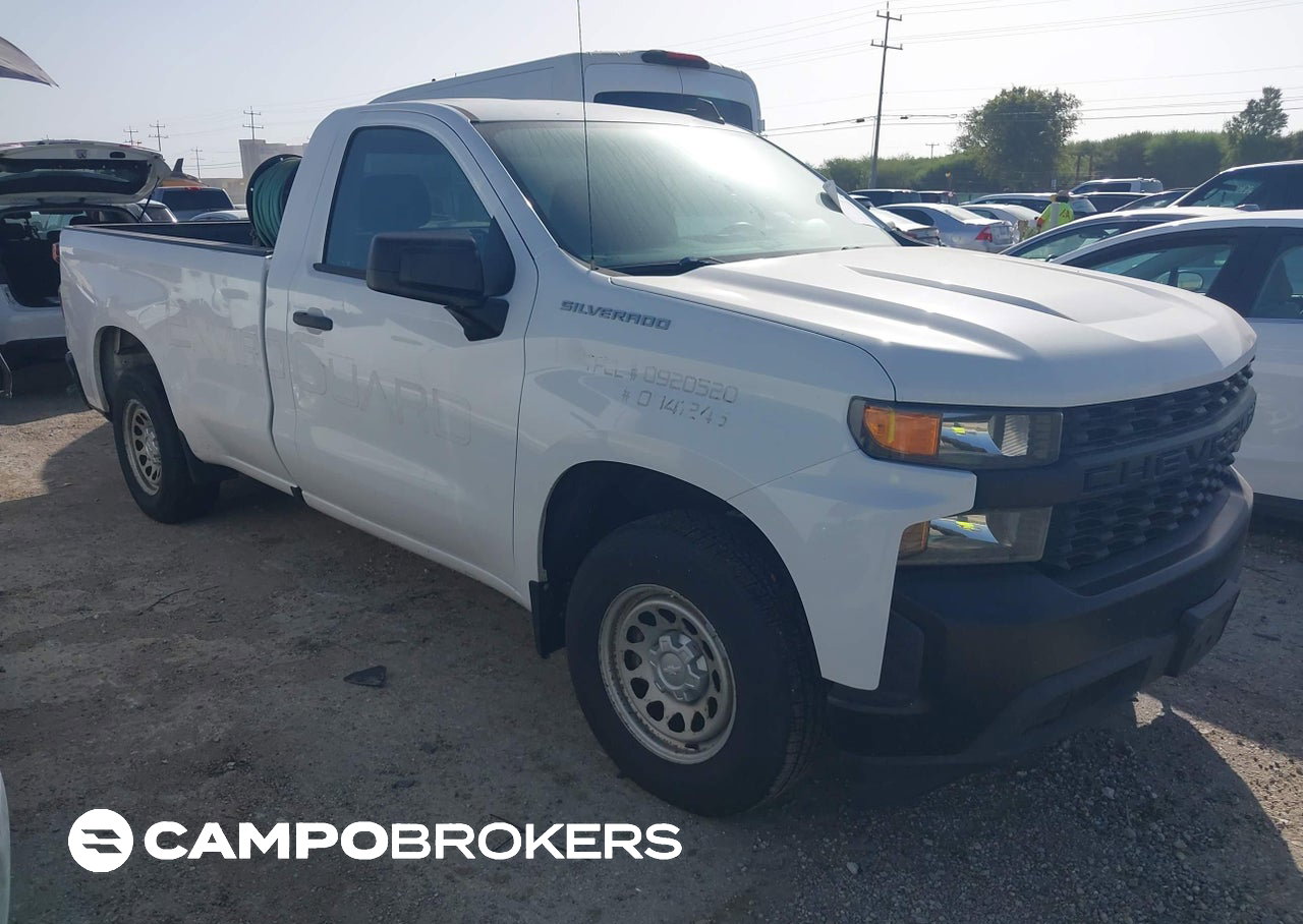 2021 Chevrolet Silverado 1500 2wd  Long Bed Wt, Right Rear damage, Iaai lot 46099178