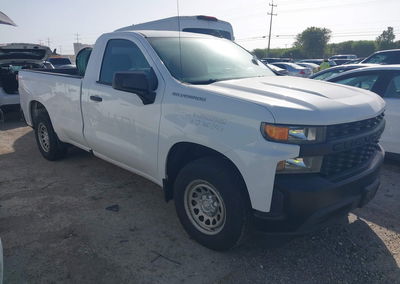 2021 Chevrolet Silverado 1500 2wd  Long Bed Wt, Right Rear damage, Iaai lot 46099178, photo 1 of 6