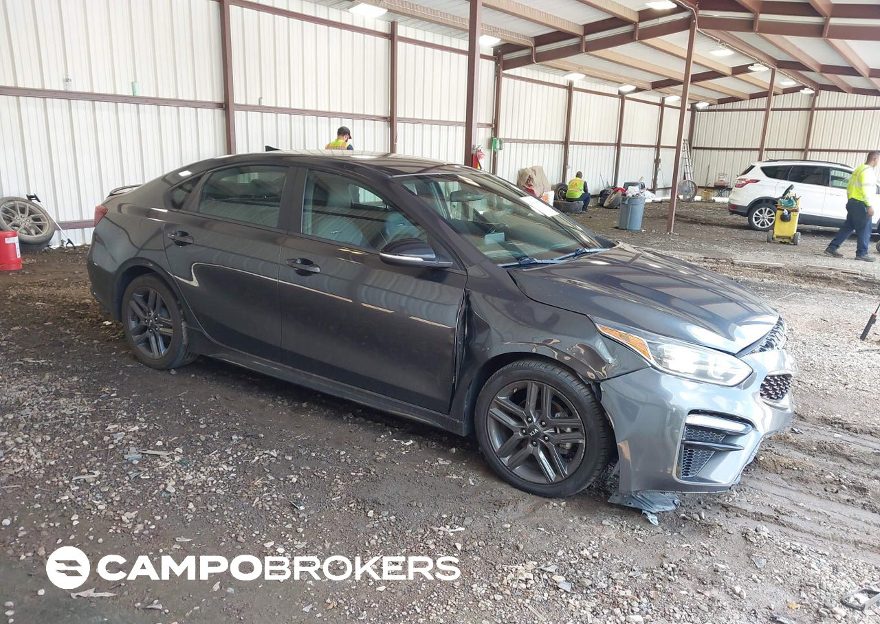 2020 Kia Forte Gt-line, Front & Rear damage, Iaai lot 45803958