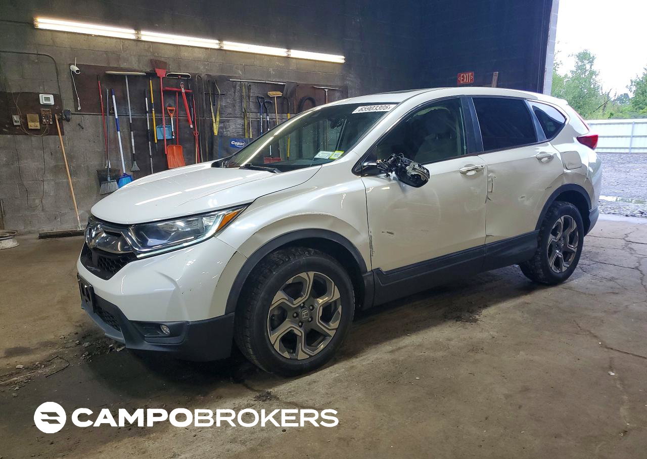 2019 Honda Cr-v Ex, daño Lateral, Copart lote 65903306