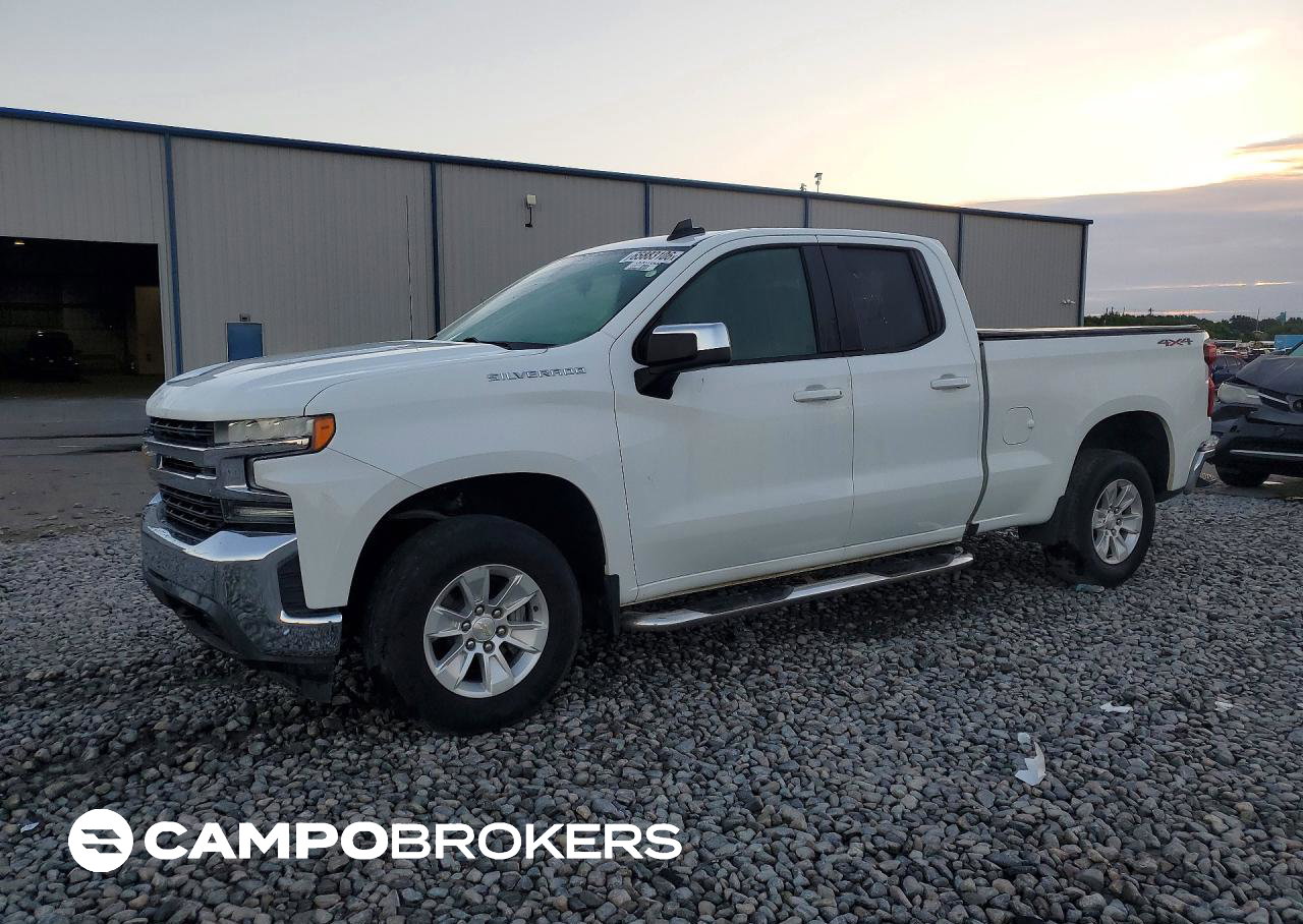2021 Chevrolet Silverado K1500 Lt, daño Mecánico, Copart lote 65883106