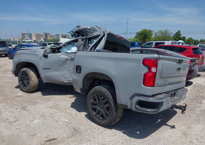 2025 Chevrolet Silverado 1500 2wd  Short Bed Rst, Left Side damage, Iaai lot 45678462, photo 3 of 6