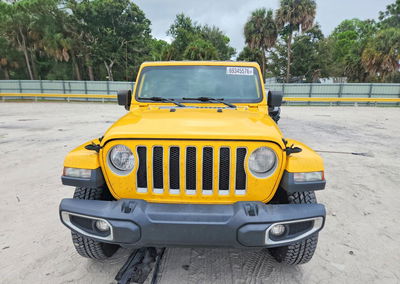 2020 Jeep Wrangler Unlimited Sahara, daño Abolladuras/rayones menores, Copart lote 69345576, foto 5 de 13