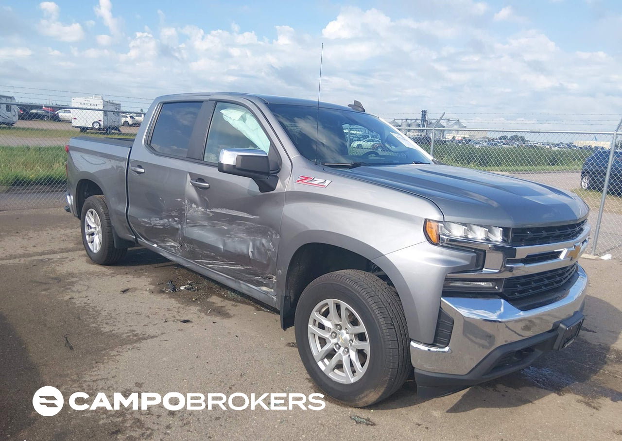 2020 Chevrolet Silverado 1500 4wd  Short Bed Lt, Right Side damage, Iaai lot 45534866