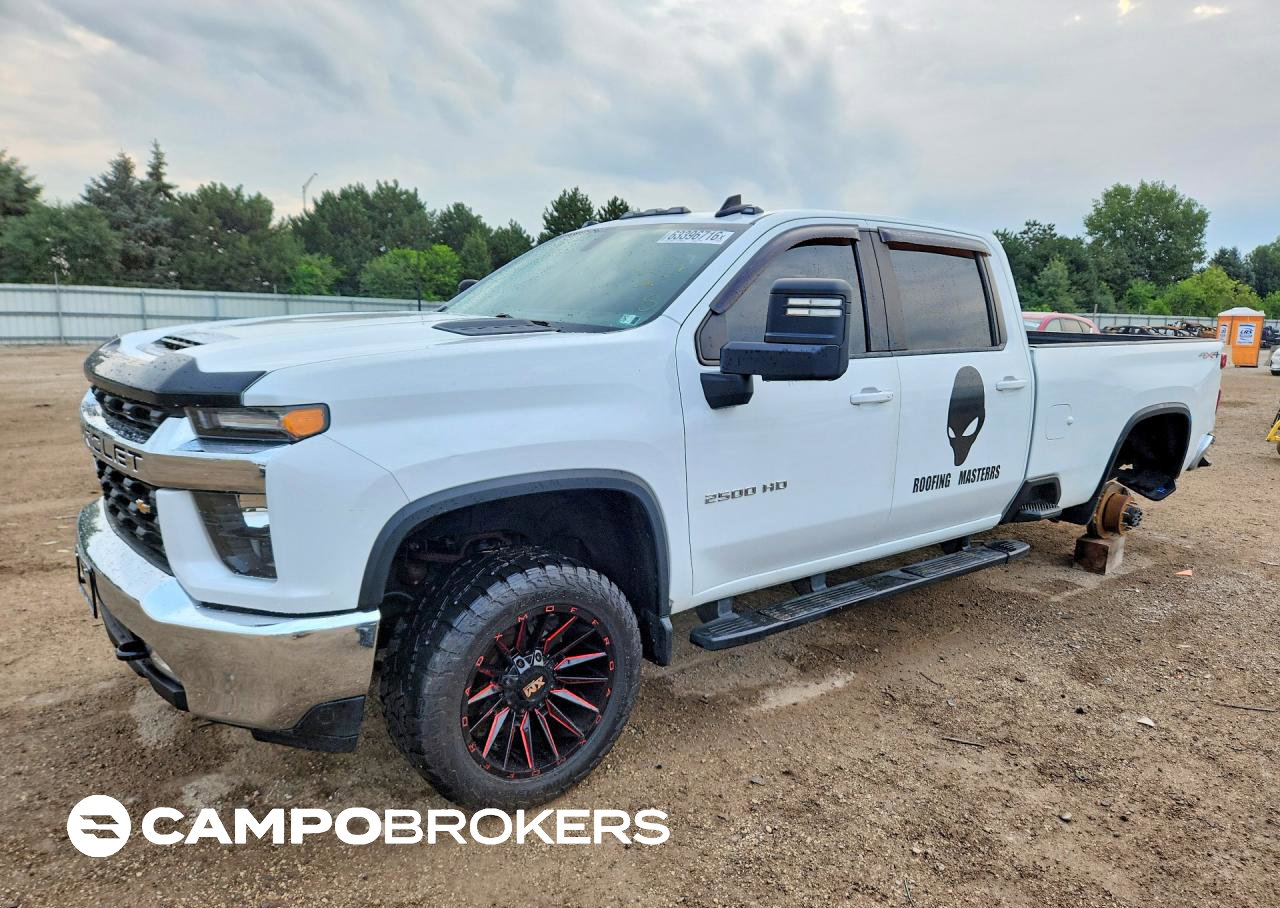 2022 Chevrolet Silverado K2500 Heavy Duty Lt, Side damage, Copart lot 63396716