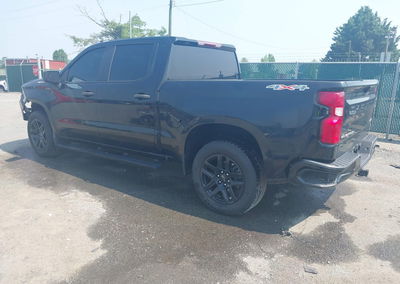 2023 Chevrolet Silverado 1500 4wd  Short Bed Custom, Front End damage, Iaai lot 45829554, photo 3 of 6