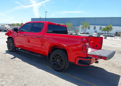 2025 Chevrolet Silverado 1500 2wd  Short Bed Custom, Right Front damage, Iaai lot 45946259, photo 3 of 6