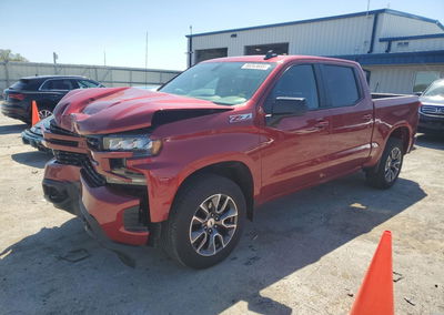 2019 Chevrolet Silverado K1500 Rst, Front End damage, Copart lot 56343685