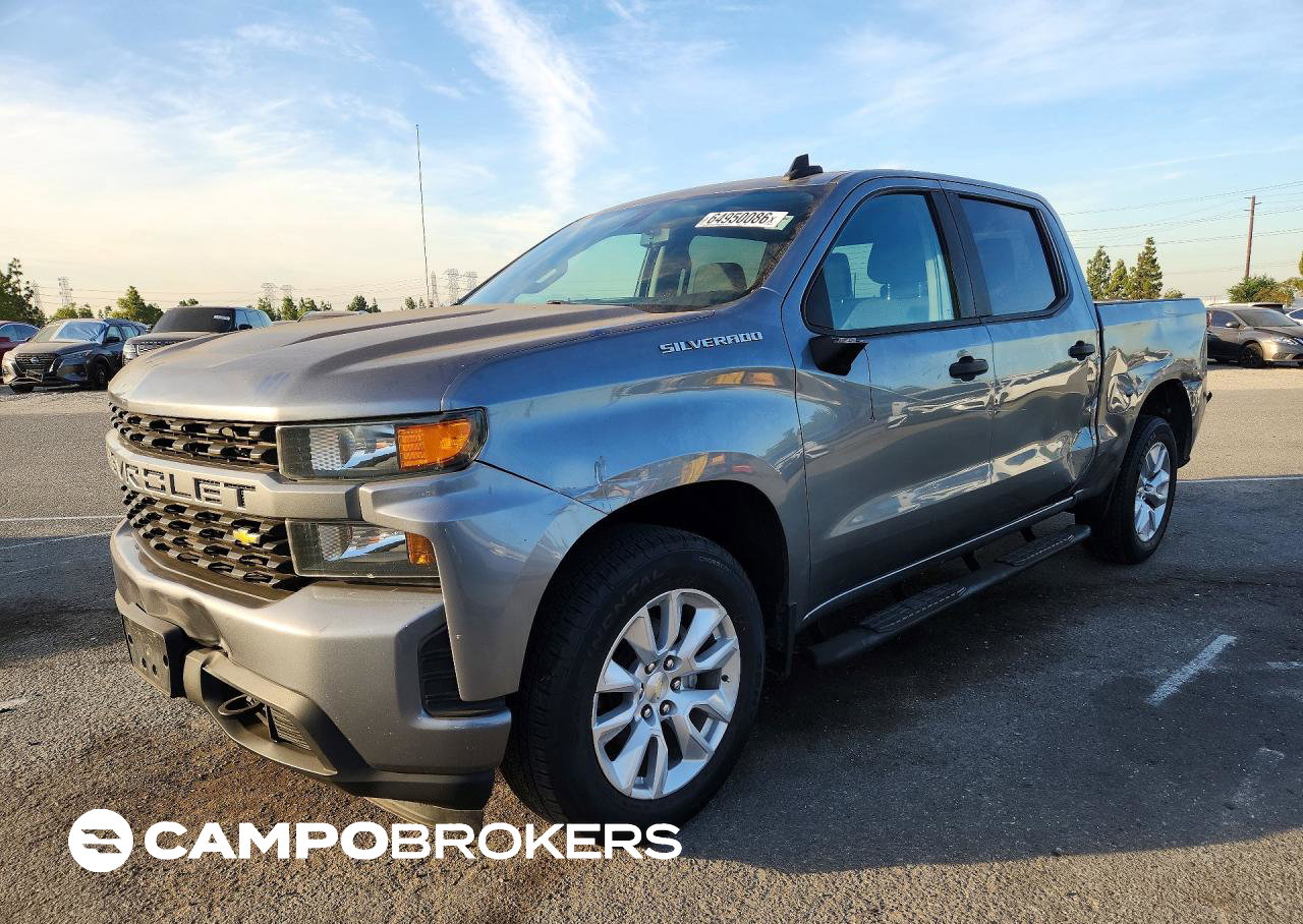 2020 Chevrolet Silverado C1500 Custom, uszkodzenie: Bok, Copart lot 64950086