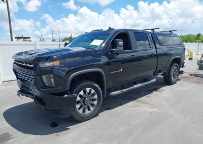 2021 Chevrolet Silverado 2500hd 4wd  Long Bed Ltz, daño Frontal, Iaai lote 45867036, foto 2 de 6