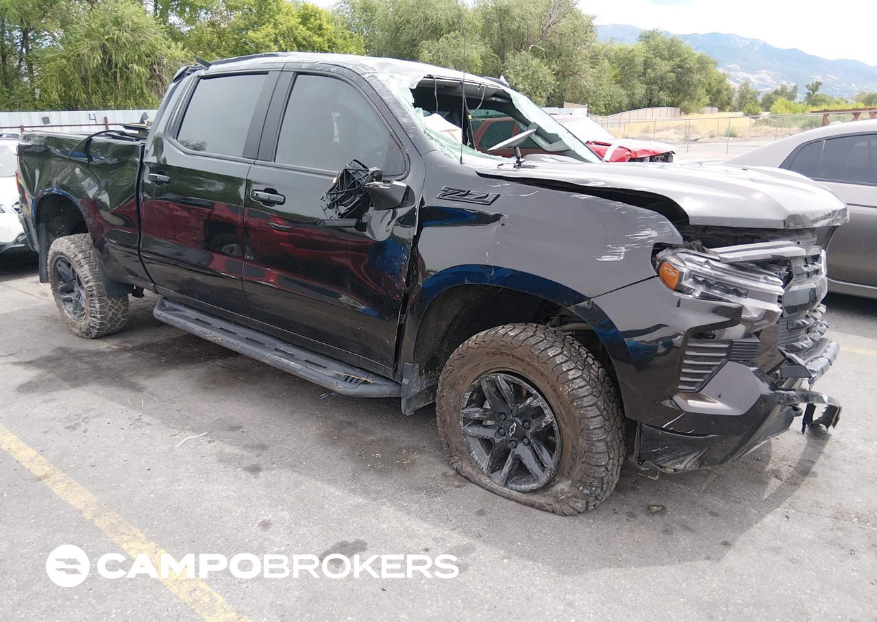 2022 Chevrolet Silverado 1500, daño Volcadura, Iaai lote 45868404